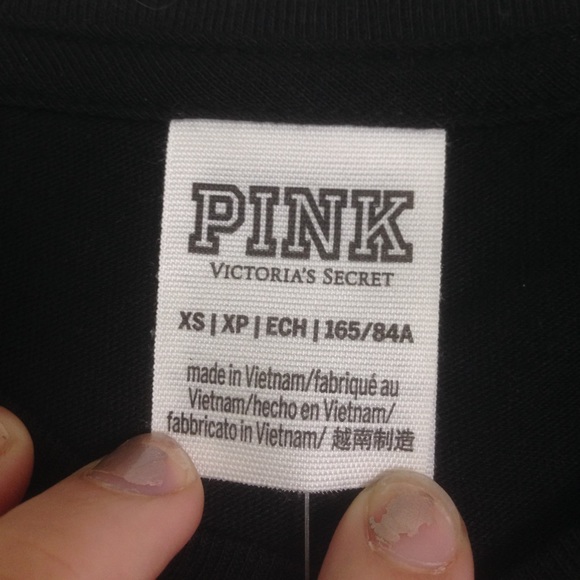 NWT Pink XS Purple V-Neck T-Shirt - Picture 3 of 7